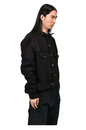 DENIM TRUCKER JACKET / BLK
