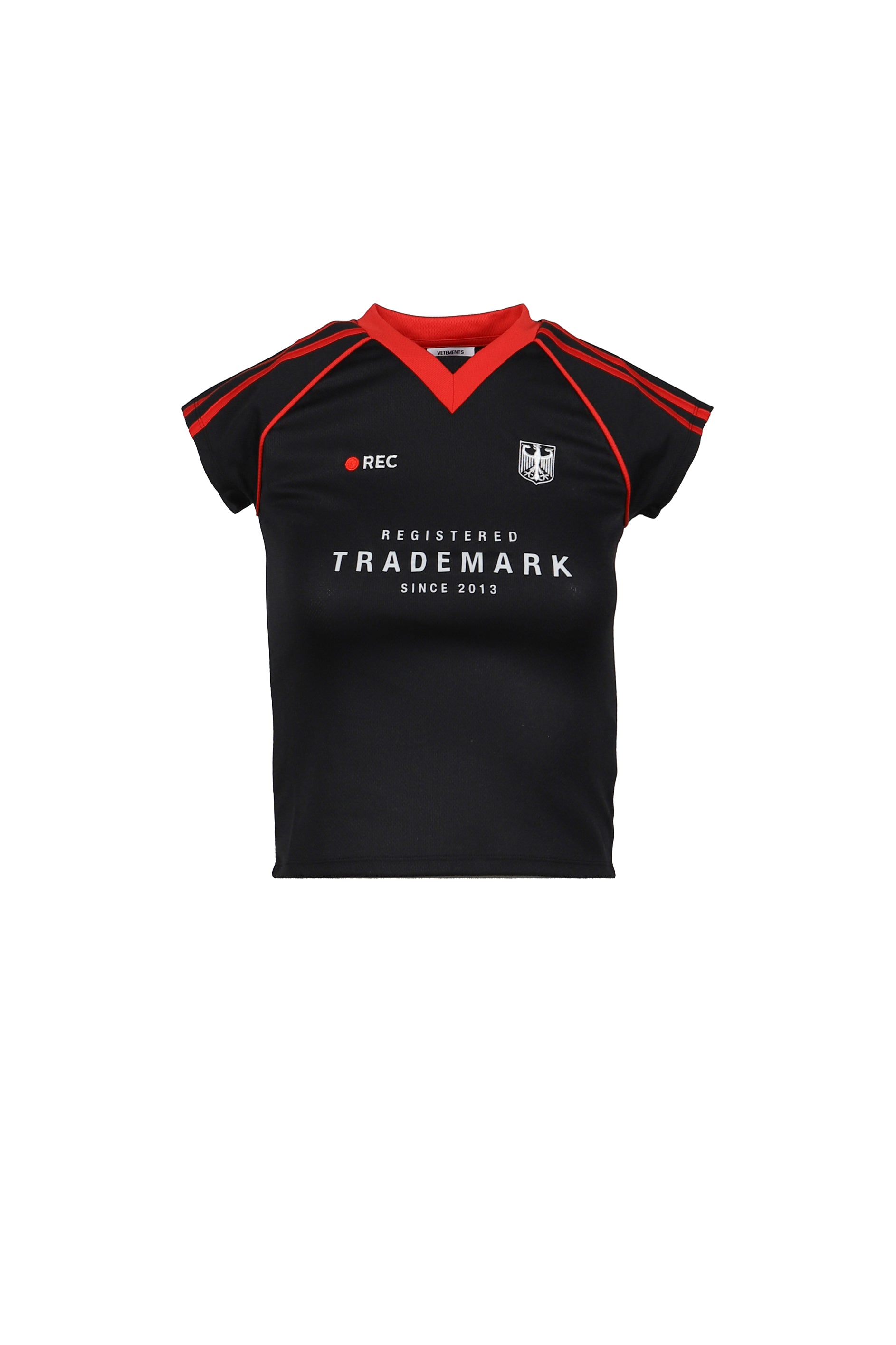 FOOTBALL JERSEY W / BLK RED