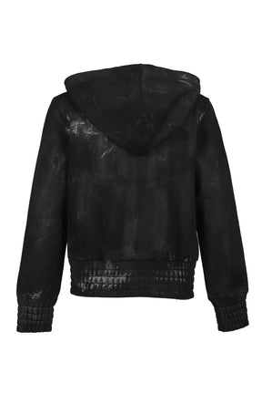 SKIDDING HOODIE ZIPUP / BLK