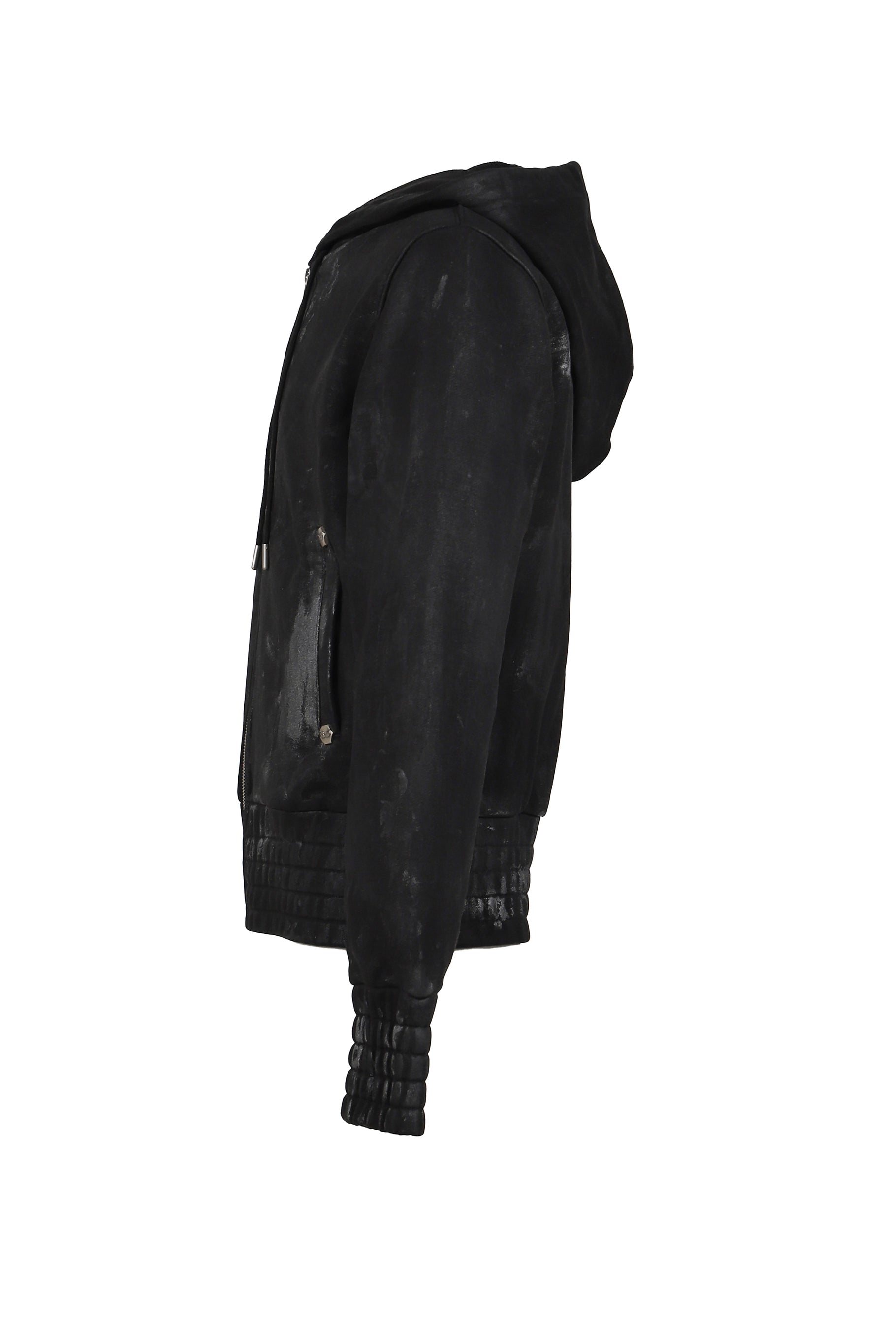 SKIDDING HOODIE ZIPUP / BLK