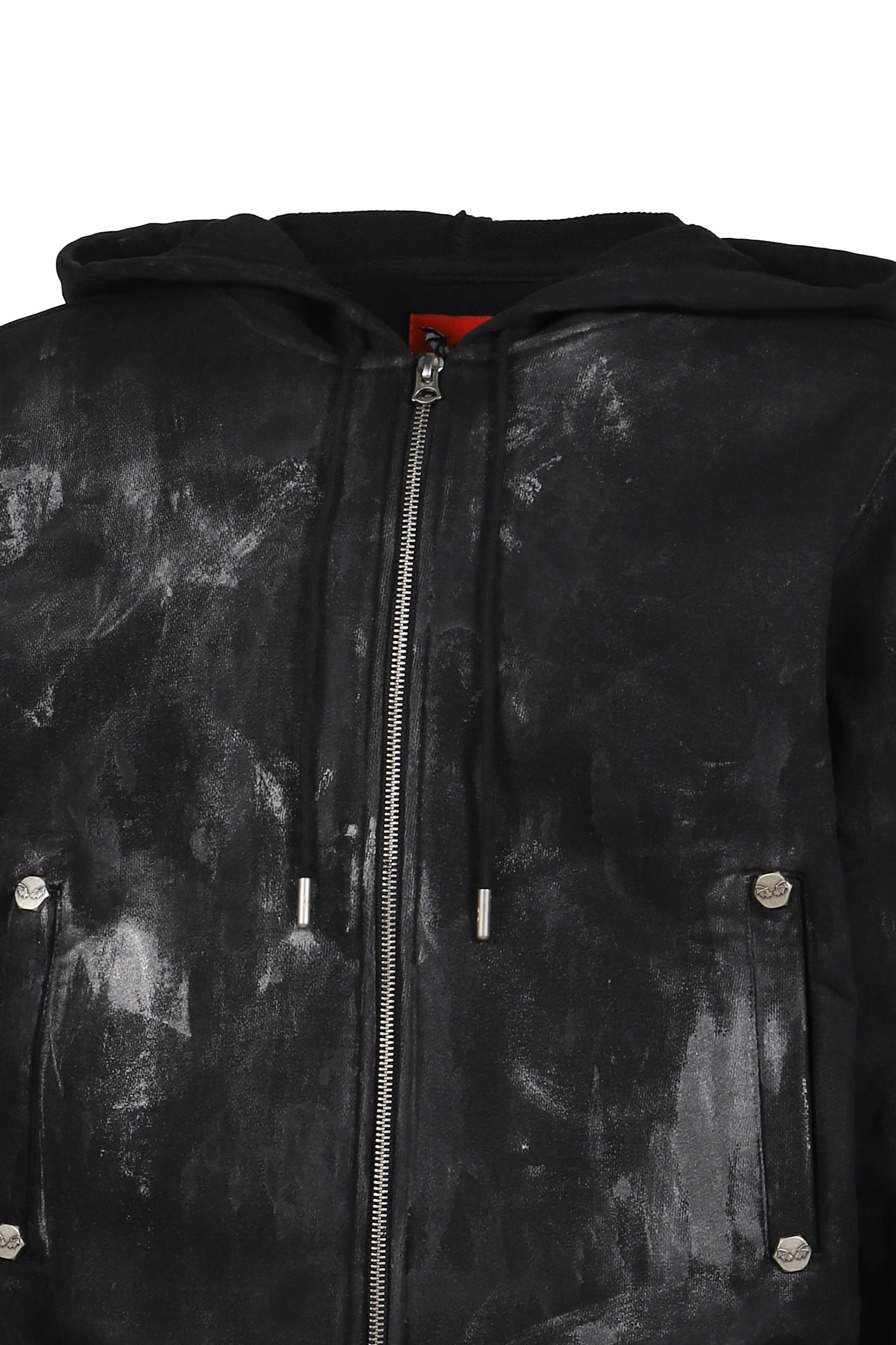 SKIDDING HOODIE ZIPUP / BLK