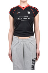 FOOTBALL JERSEY W / BLK RED