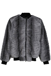 T-shirt Quilt Fur MA-1 / Black 