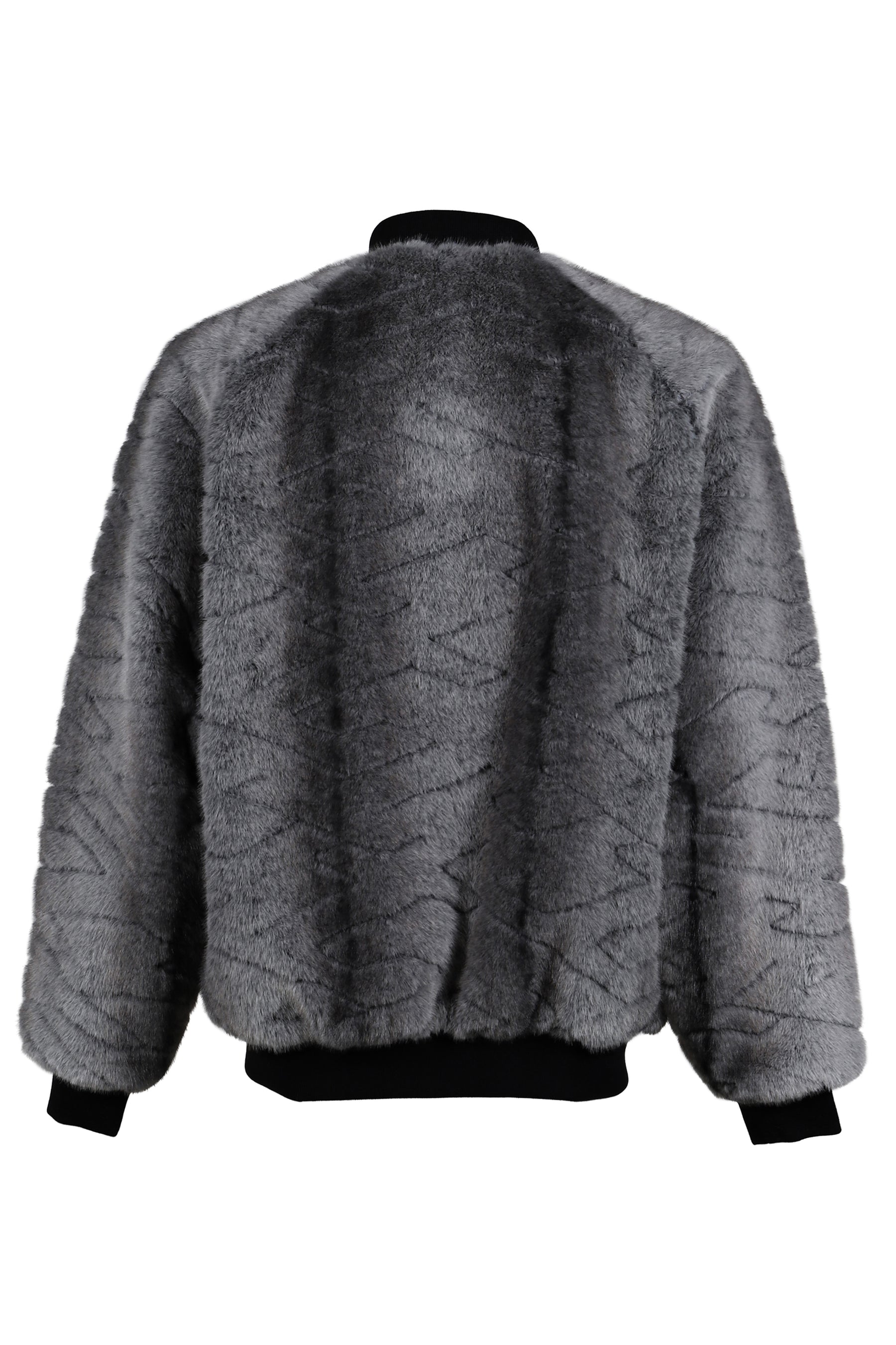 T-shirt Quilt Fur MA-1 / Black 