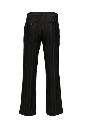 LOOSE FIT FLARE TROUSERS / BLK BARRE