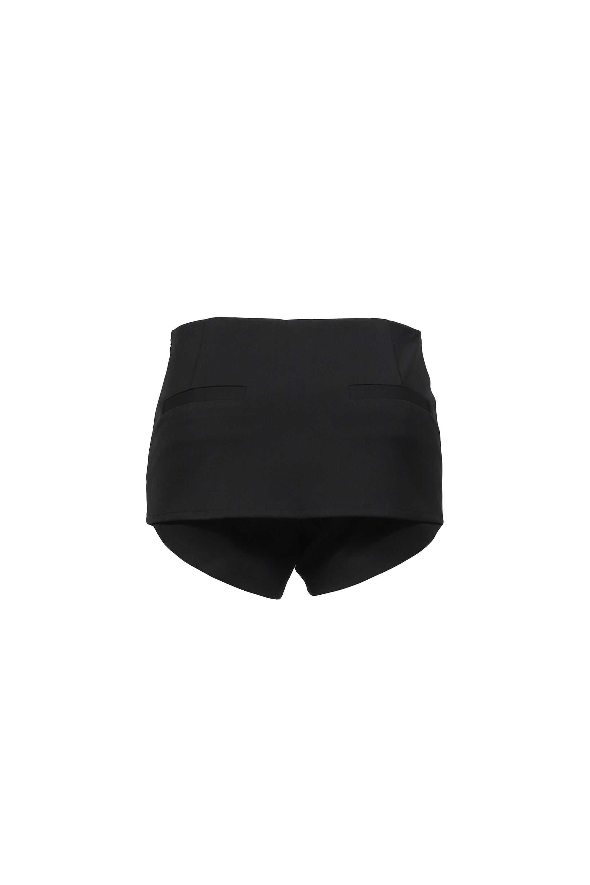 OBLIQUE SKIRT PANTS / BLK