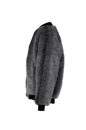 T-shirt Quilt Fur MA-1 / Black 