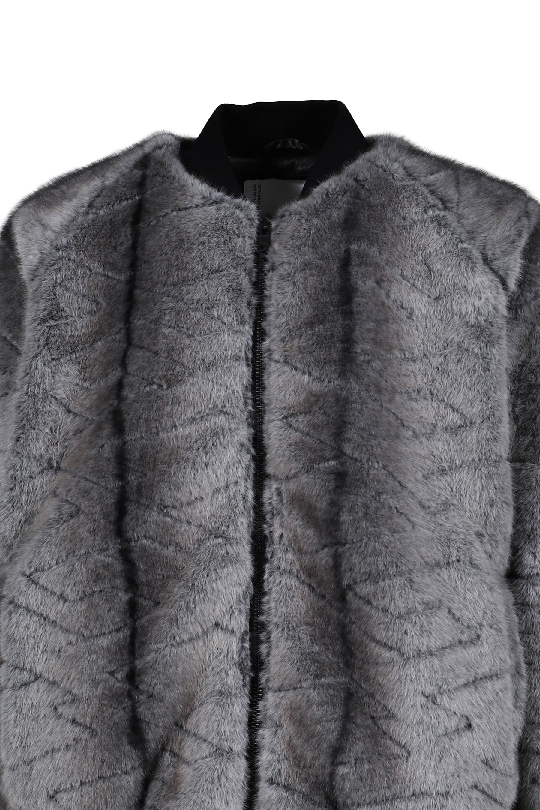 T-shirt Quilt Fur MA-1 / Black 