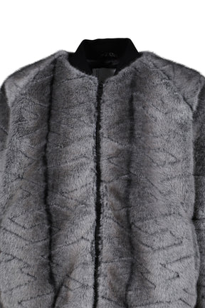 T-shirt Quilt Fur MA-1 / Black 