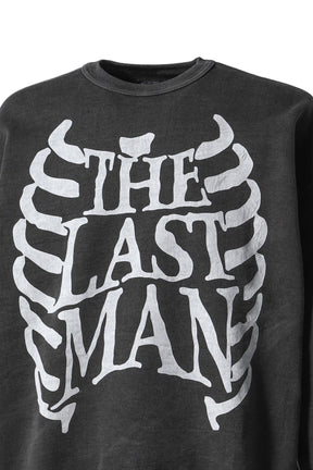 PRINTED CREW NECK "BONE" / BLK