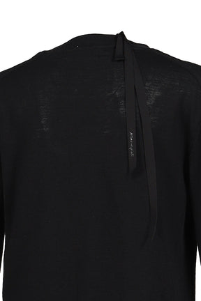 CREWNECK WOOL JUMPER / BLK