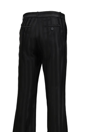LOOSE FIT FLARE TROUSERS / BLK BARRE