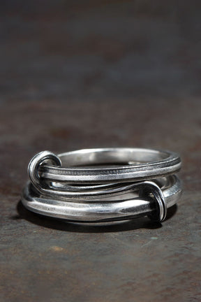 CONNECTED RING LONG LINK / SIL