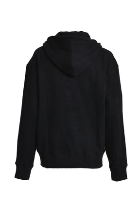 BLACK ZIP UP HOODIE / BLK