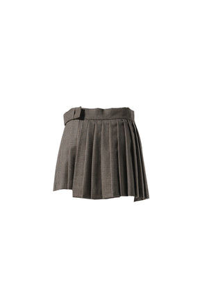 KILT SKIRT - HOUNDSTOOTH / BEG