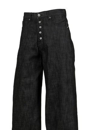 RAW DENIM JAPANESE LOOSE FIT / BLK