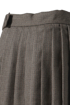 KILT SKIRT - HOUNDSTOOTH / BEG