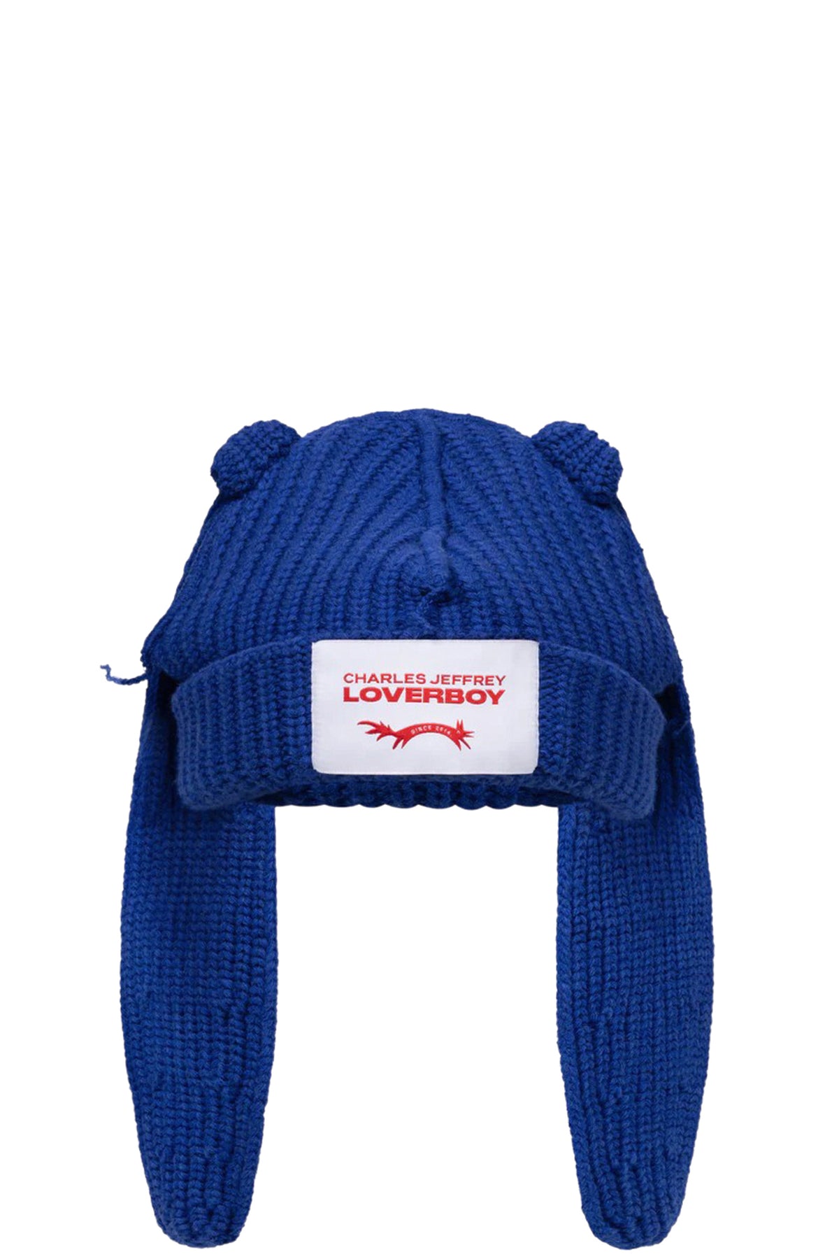 CHUNKY RABBIT BEANIE / BLUE