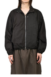 DRAPED BLOUSON COTTON / BLK