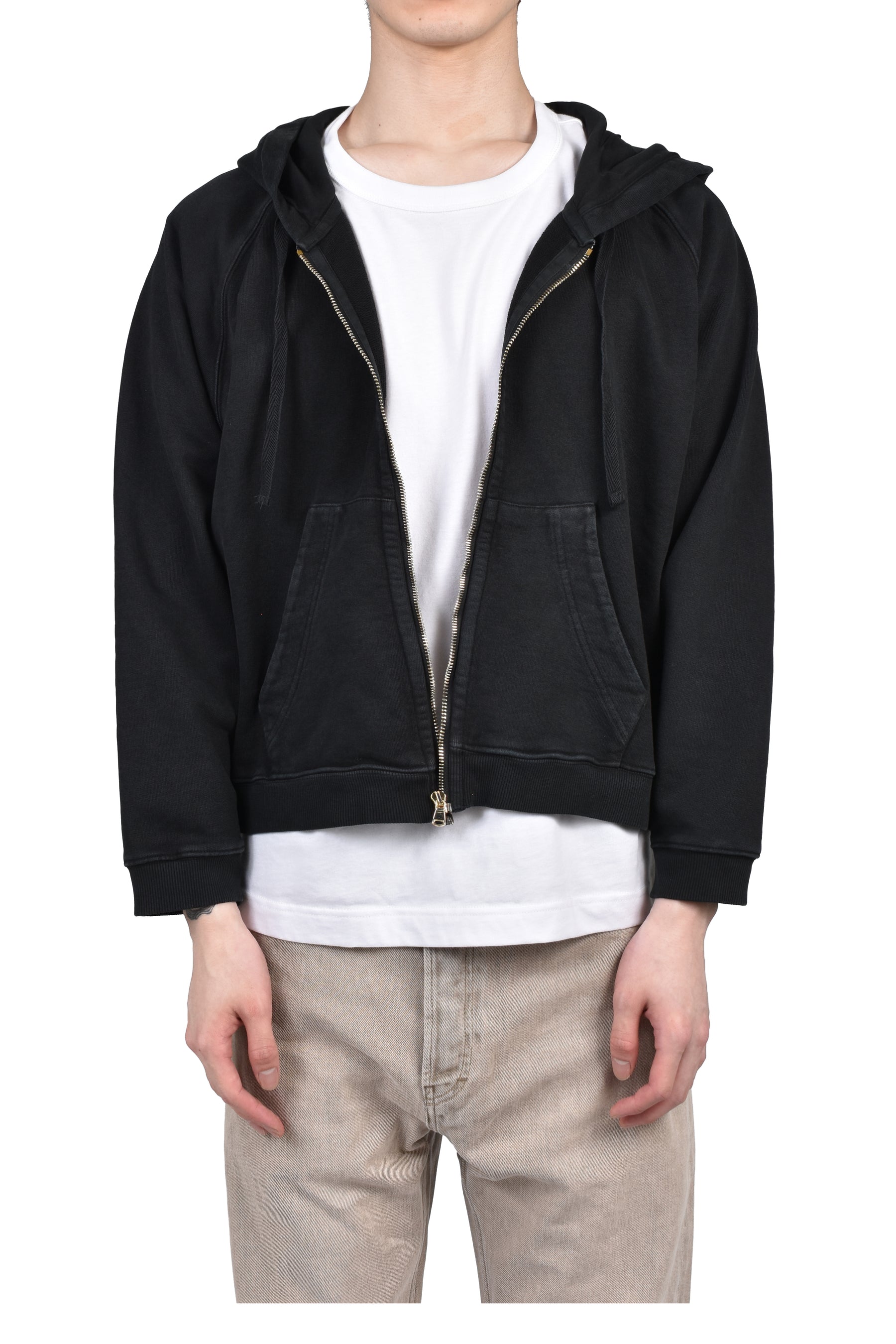 ROLA ZIP HOODIE / WASHED BLK