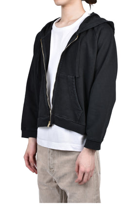 ROLA ZIP HOODIE / WASHED BLK