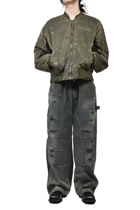 DIRTY NYLON MA-1 / KHA 