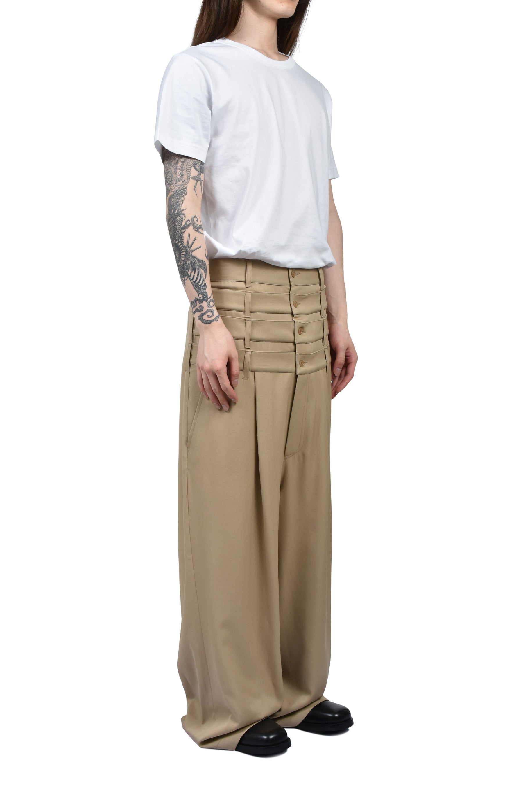 4 WAIST TAILORED TROUSERS / BEI