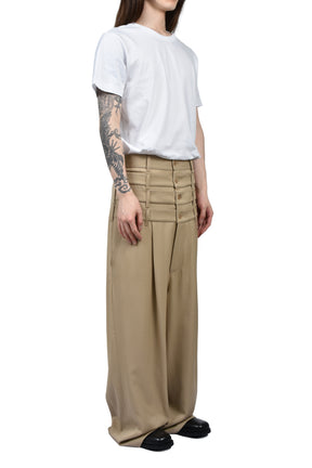 4 WAIST TAILORED TROUSERS / BEI