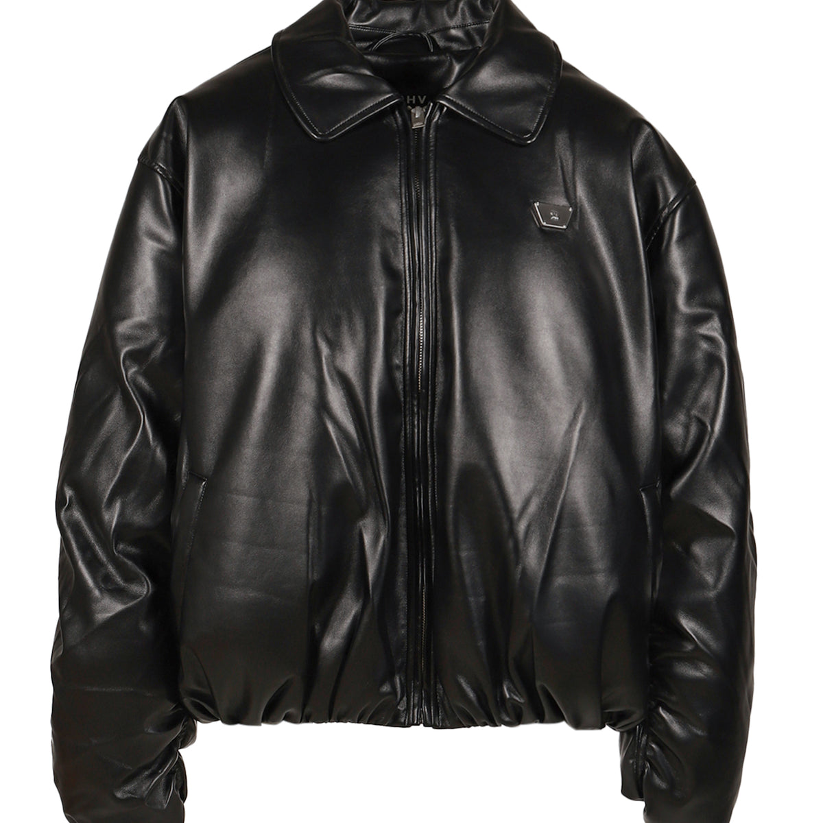 MISBHV ミスビヘイヴ FW25 FAUX LEATHER PUFFER BOMBER JACKET / BLK