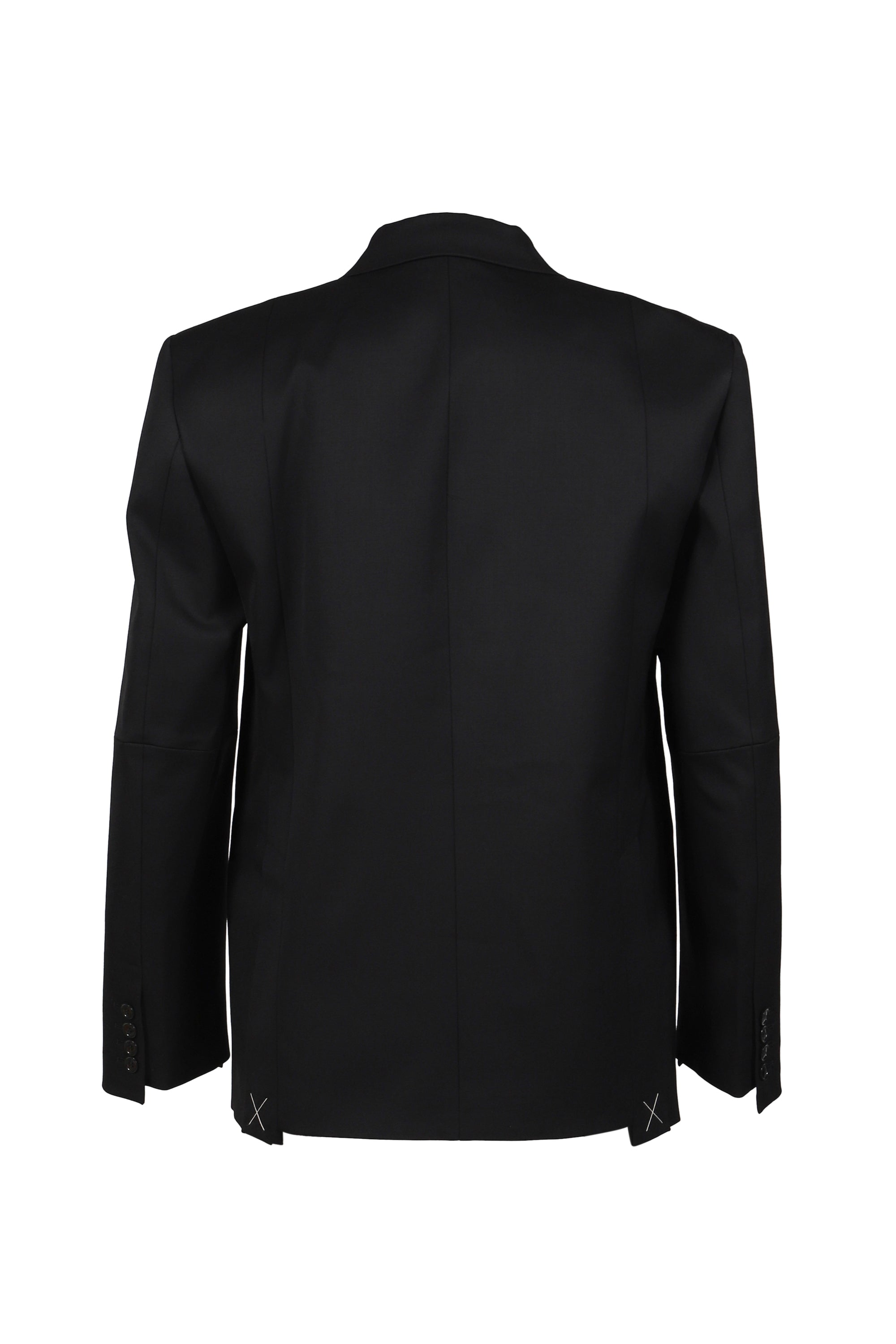 VETEMENTS CUT-UP TAILORED JACKET / BLK