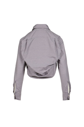LIFTED SHIRT / BLU
