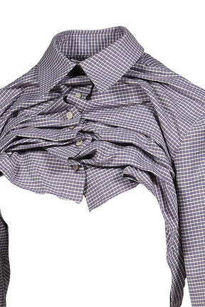 LIFTED SHIRT / BLU