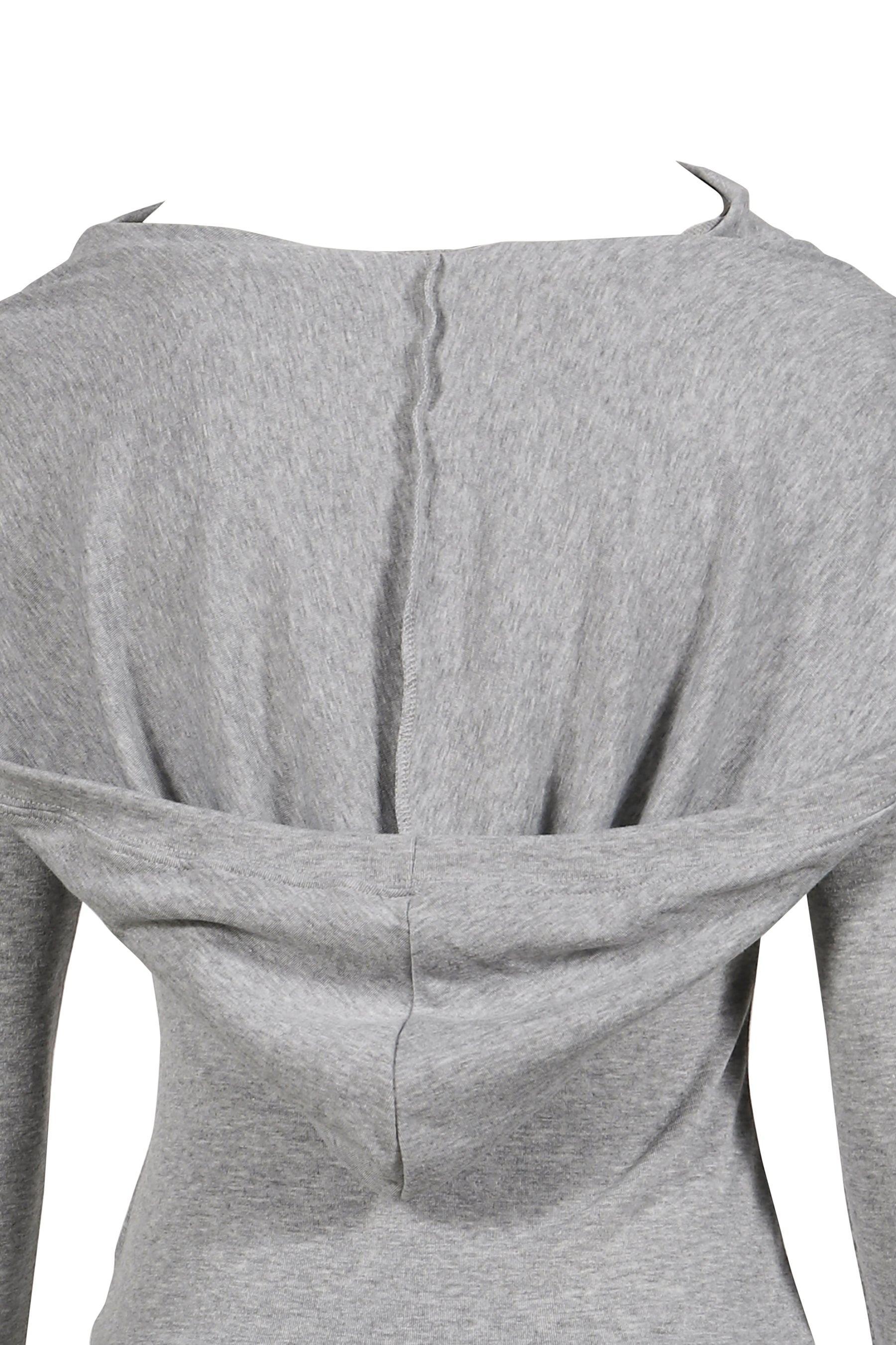 SOFT COWL HOOD T / MELANGE GRY