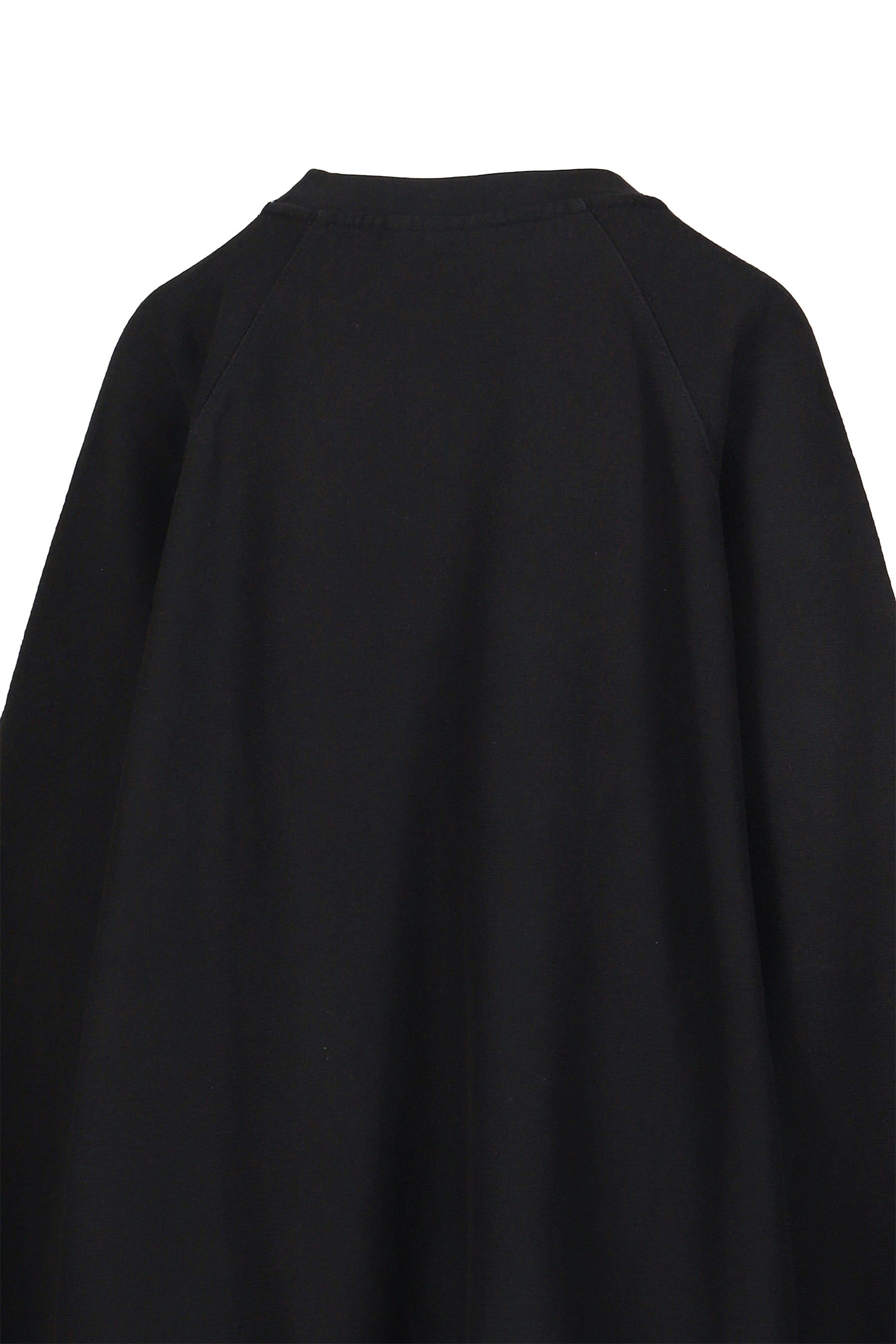 OVERSIZED SWEAT SHIRT KNIT / BLK