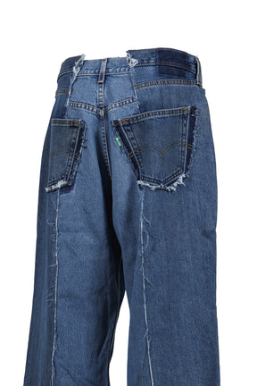 REMAKE WIDE DENIM PANTS / ASSORTED 