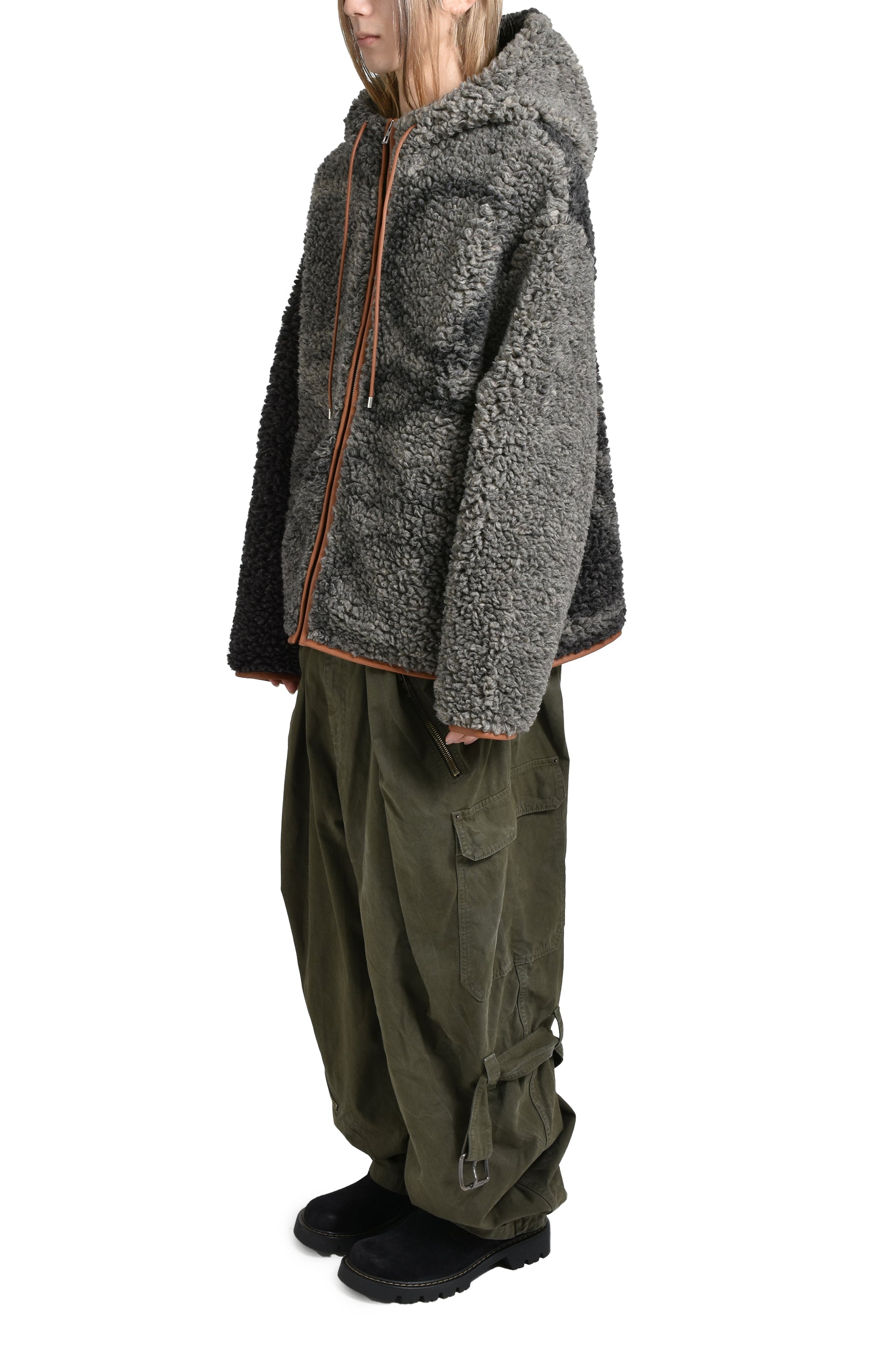 BALLOON CARGO TROUSERS / DEEP OLV