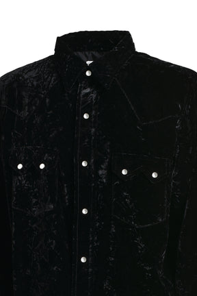 ELEPHANT WESTERN SHIRT / BLK