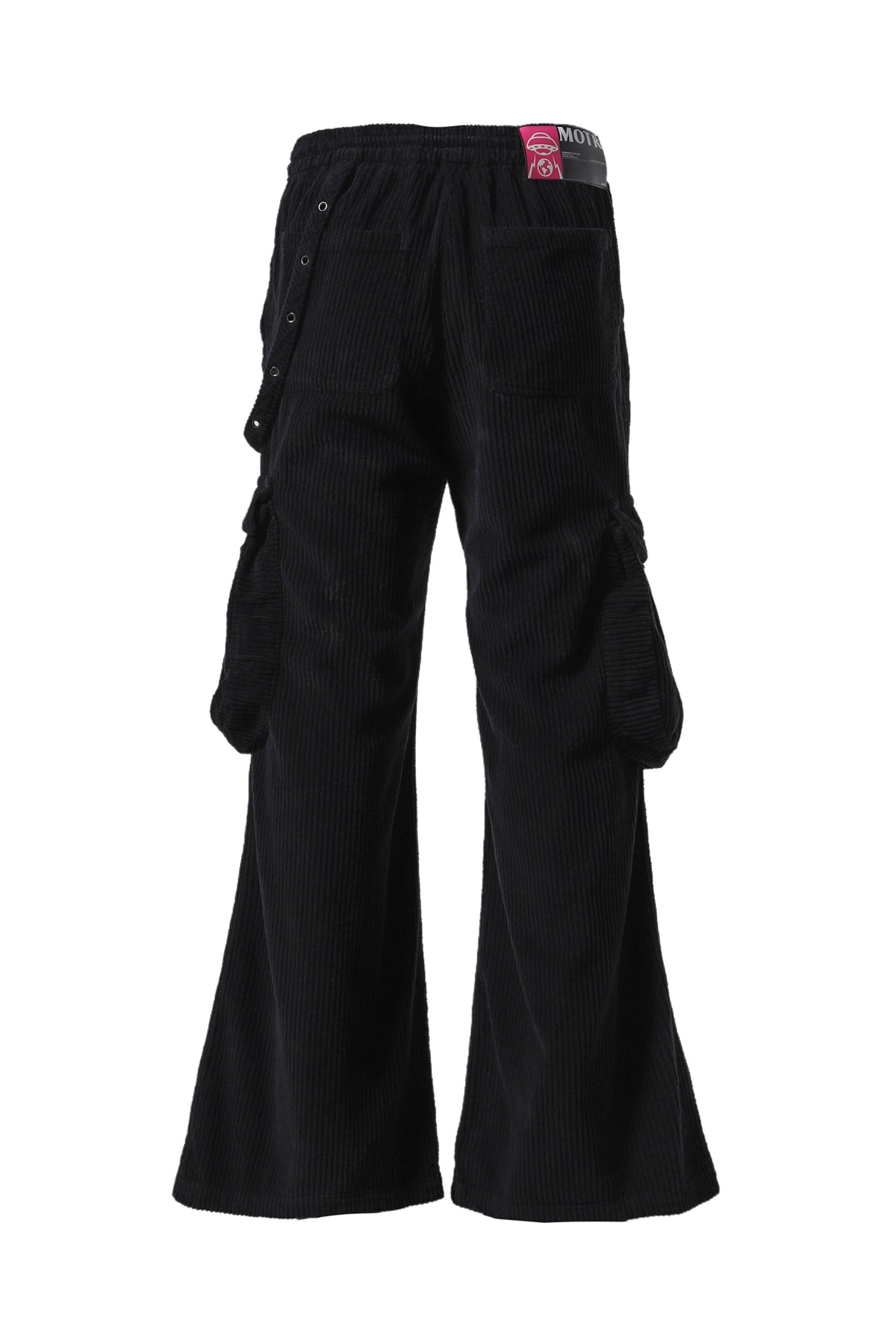 CORD CARGO PANT / BLK