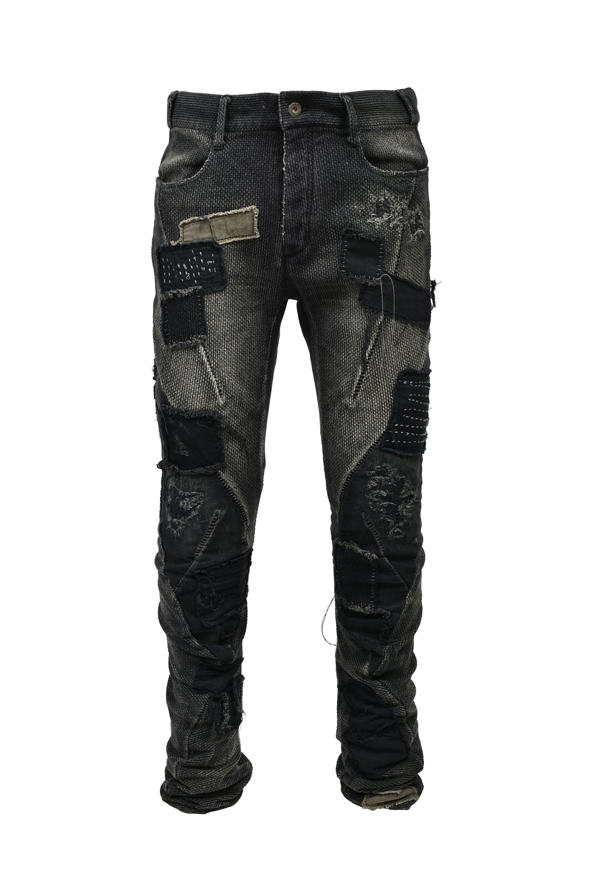 CRUST DAMAGE REPAIR PANTS / BLK