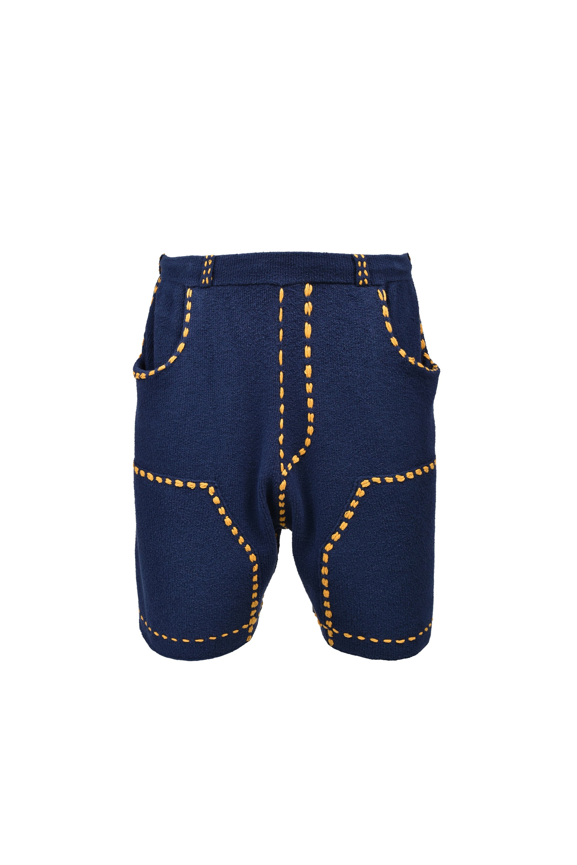 SUMMER PG1 DOUBLE KNEE SHORTS / NVY