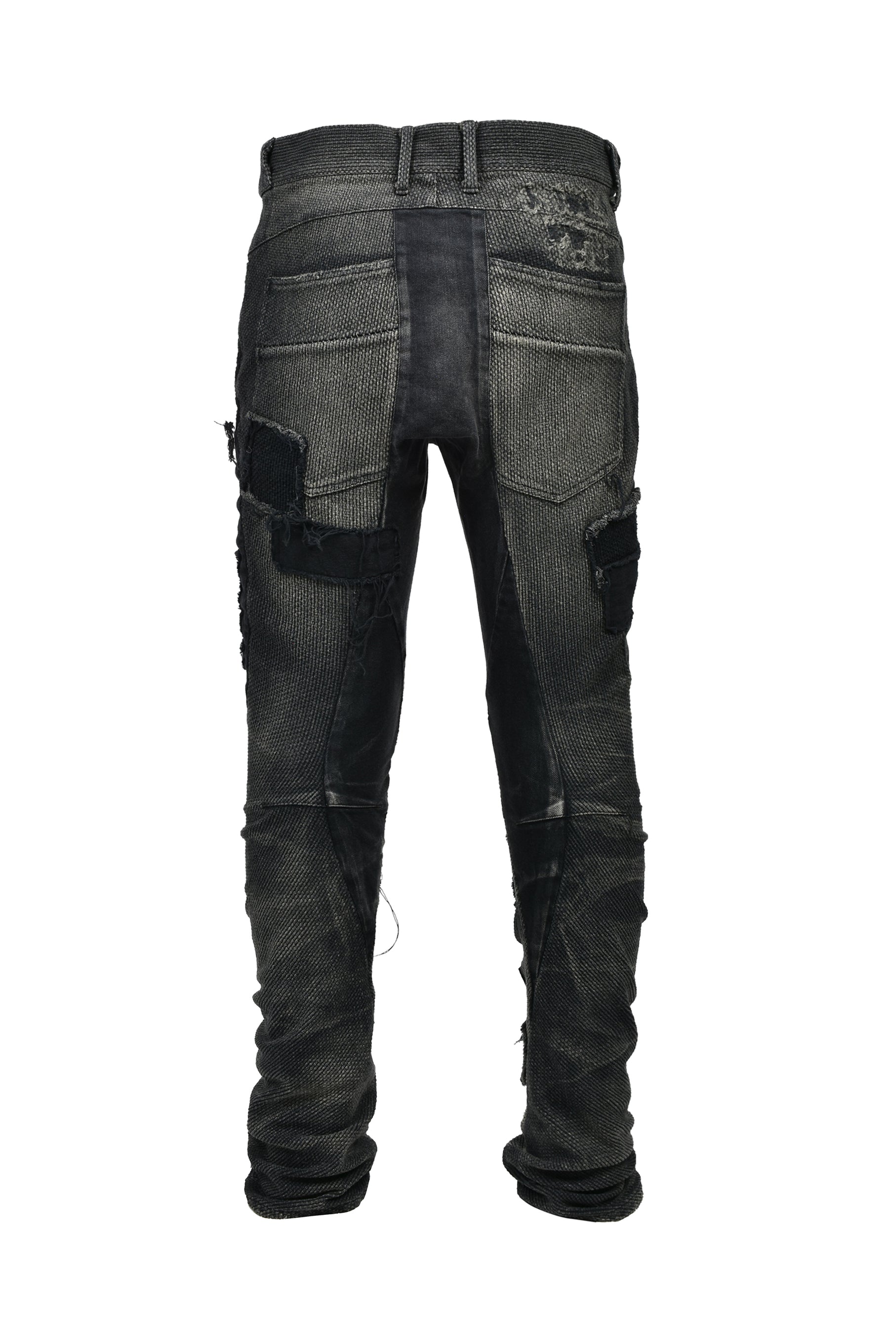 CRUST DAMAGE REPAIR PANTS / BLK