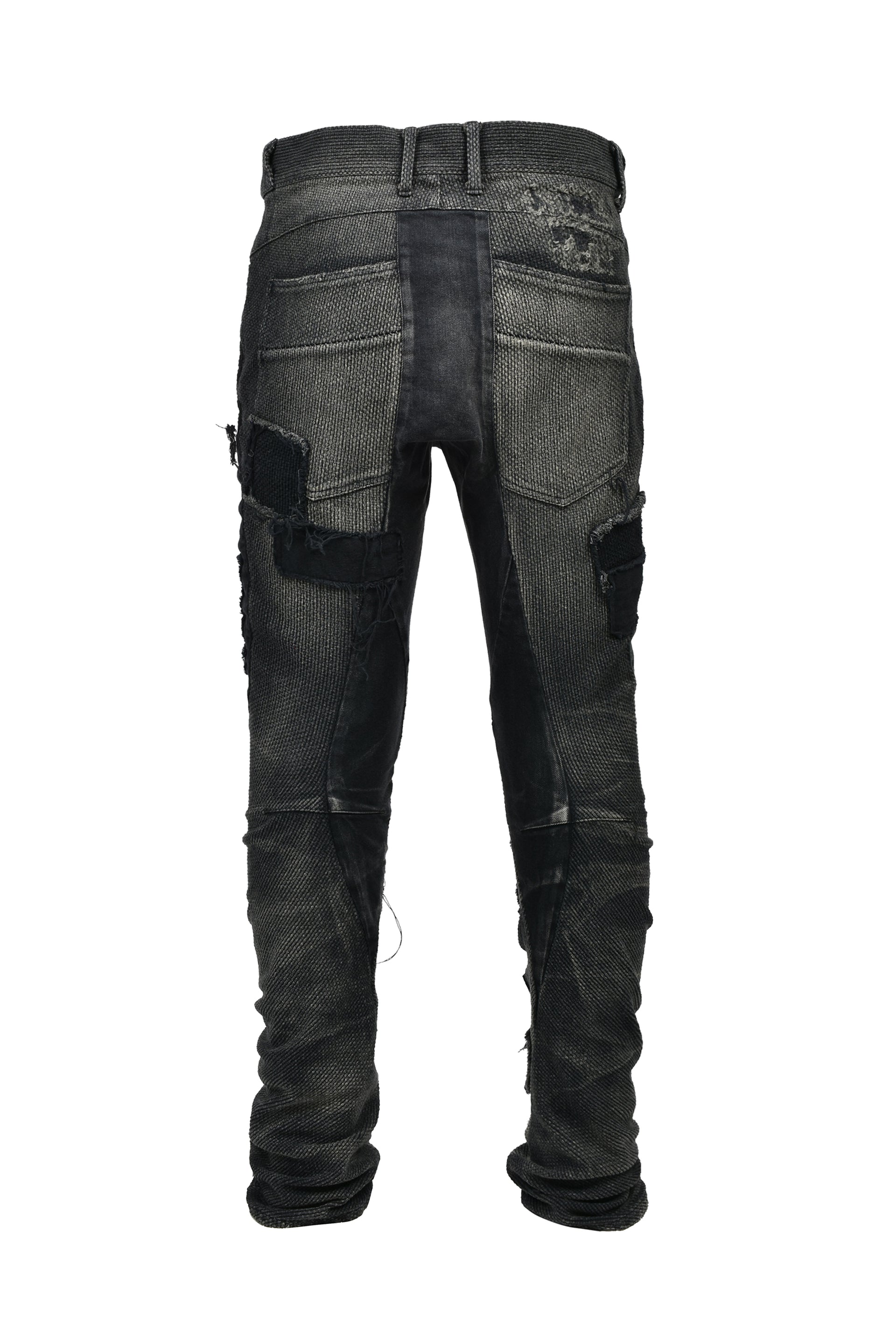 CRUST DAMAGE REPAIR PANTS / BLK