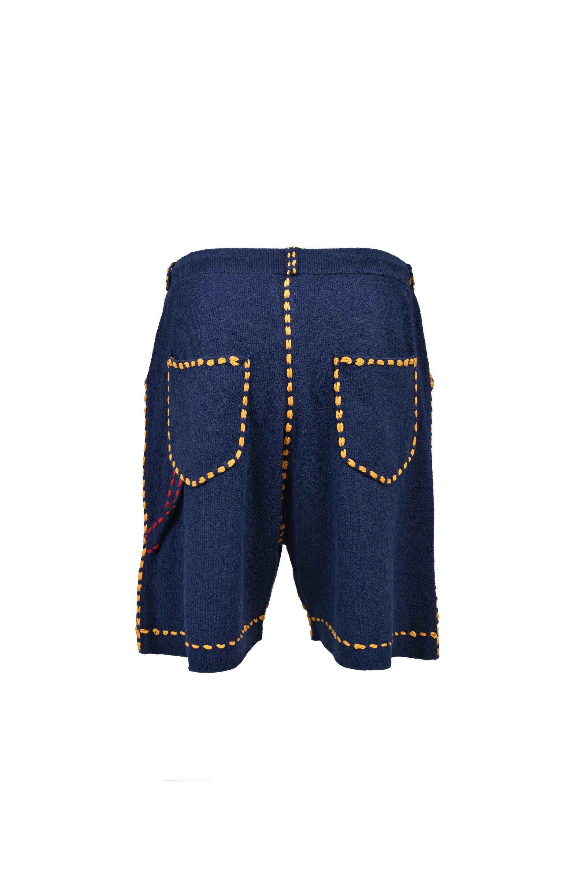SUMMER PG1 DOUBLE KNEE SHORTS / NVY