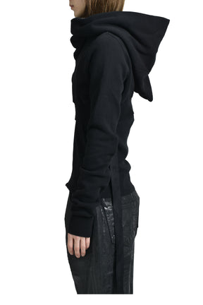 MICRO MOUNTAIN HOODIE / BLACK