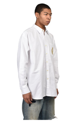 UNISEX OXFORD SHIRT WOVEN / WHT