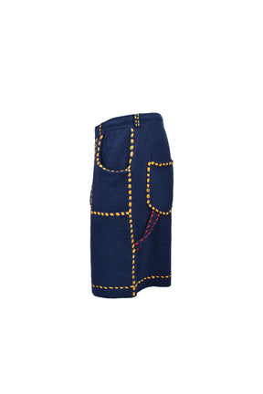 SUMMER PG1 DOUBLE KNEE SHORTS / NVY
