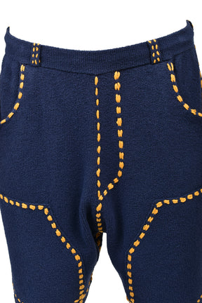 SUMMER PG1 DOUBLE KNEE SHORTS / NVY
