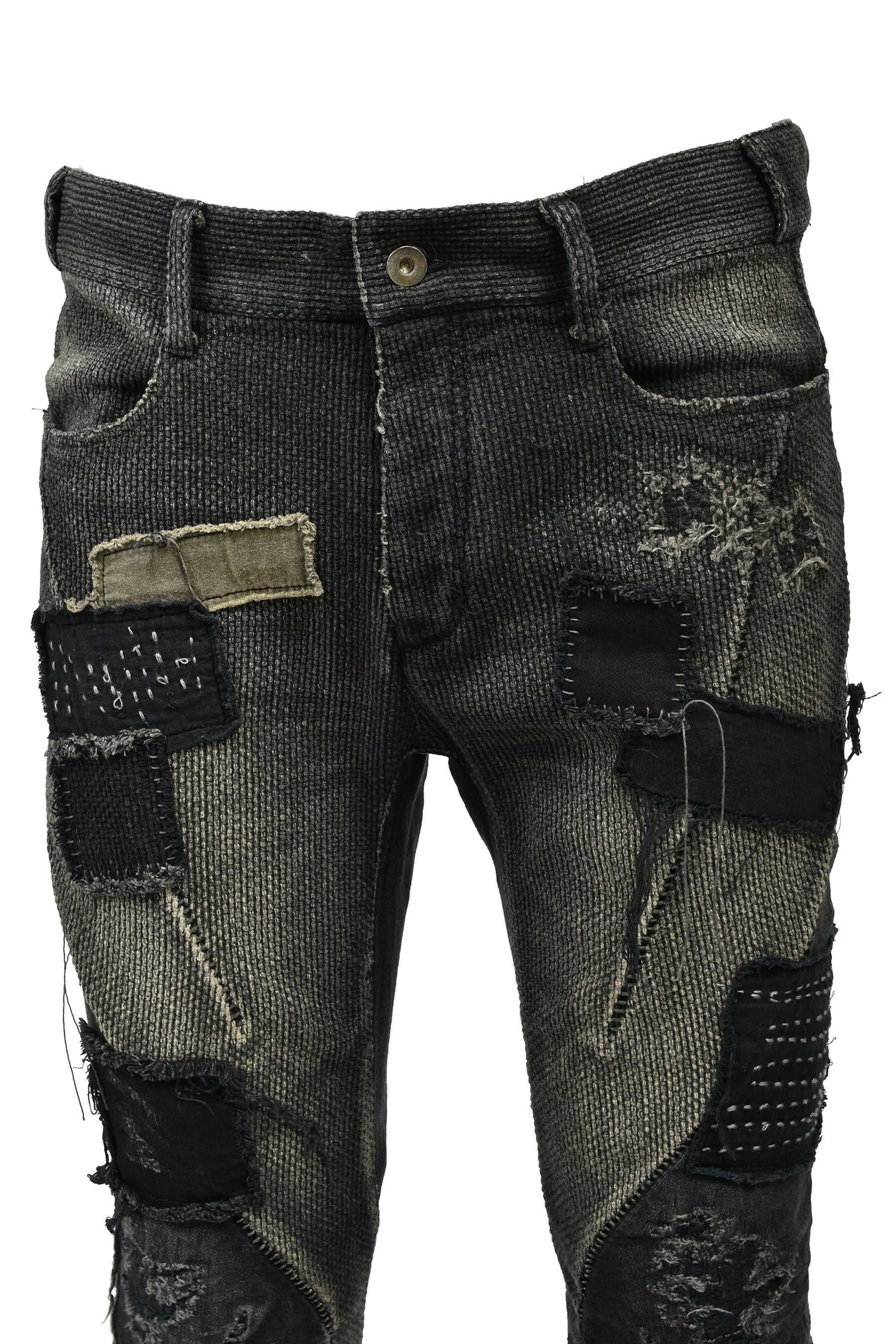 CRUST DAMAGE REPAIR PANTS / BLK