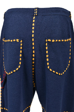 SUMMER PG1 DOUBLE KNEE SHORTS / NVY