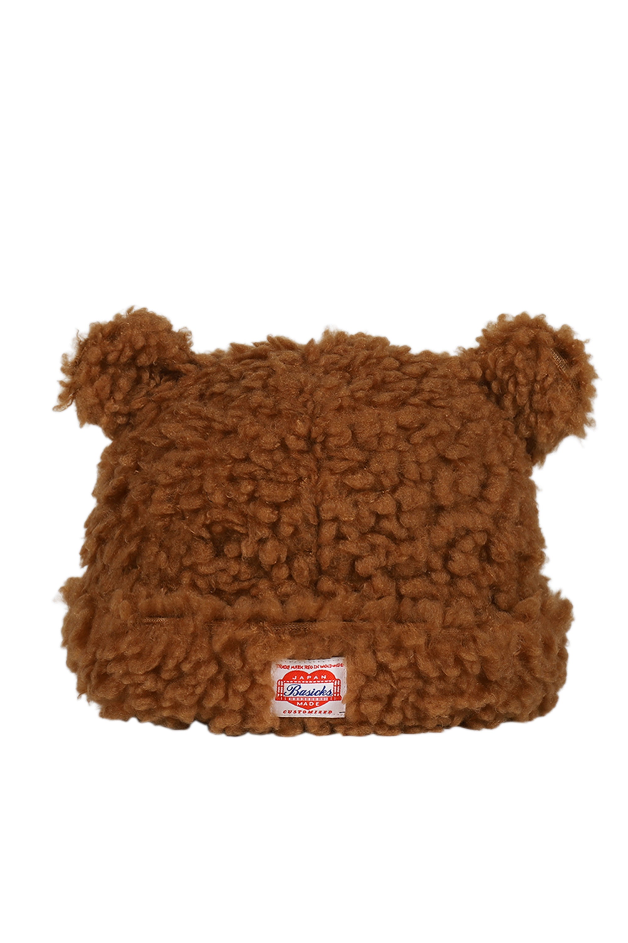 BASICKS ベーシックス SS26 BEAR BEANIE / DARK BRW - NUBIAN ヌビアン